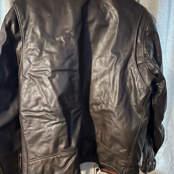 Men's Brown Leather Jacket - Picture 2 of 16